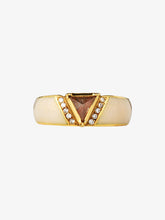 Load image into Gallery viewer, Rivera Enamel Princess Diamond Ring