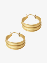 Load image into Gallery viewer, Large Laurel Hinged Hoop Earrings