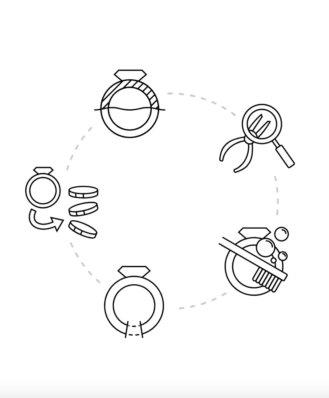 Snapped chain repair