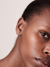 Load image into Gallery viewer, Small Diamond Lentil-Shaped Bulla Earring - Single
