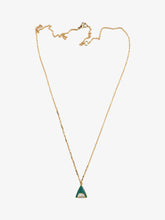 Load image into Gallery viewer, Triangle Enamel Diamond Necklace
