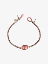 Load image into Gallery viewer, Orbit Pink Tourmaline Silk Silver Bracelet
