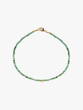 Load image into Gallery viewer, Emerald and gold beaded bracelet
