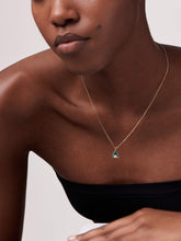 Load image into Gallery viewer, Triangle Enamel Diamond Necklace
