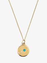 Load image into Gallery viewer, Small Medallion Necklace - opal
