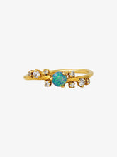 Load image into Gallery viewer, Organic Crossover Opal &amp; Diamond ring
