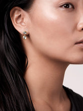 Load image into Gallery viewer, Small Mango Moonstone Amphora Earrings
