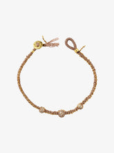 Load image into Gallery viewer, Diamond Globe 3 Silk Gold Bracelet

