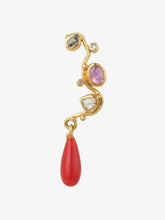 Load image into Gallery viewer, Coral seafire earring
