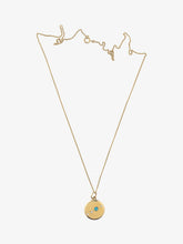 Load image into Gallery viewer, Small Medallion Necklace - opal
