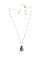 Load image into Gallery viewer, The rose pendant, blue cracked sapphire
