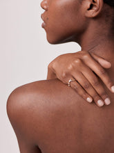 Load image into Gallery viewer, Brilliant Cut Organic Triangle Ring
