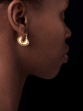 Load image into Gallery viewer, Small Boat Shaped Earrings
