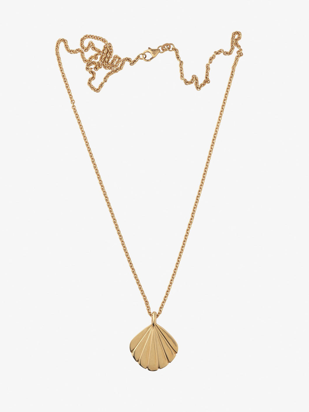 Darling Pendant leaf with chain handcrafted in gold