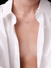 Load image into Gallery viewer, Rosecut Diamond Arc Necklace
