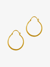 Load image into Gallery viewer, Large Laurel Hinged Hoop Earrings
