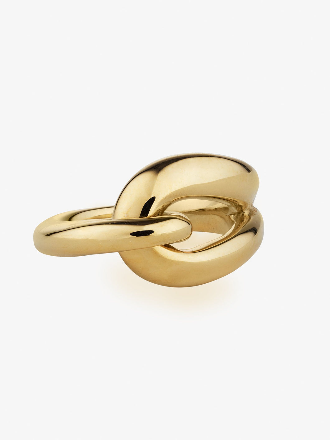 Curved Ring handcrafted in gold