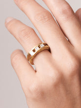 Load image into Gallery viewer, L'amore Deco Moon Ring, Three
